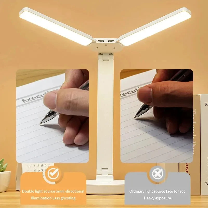 Brinkley - LED 3 Levels Dimmable Touch USB Rechargeable Desk Light
