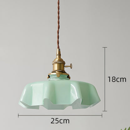 Henrik - Retro French Brass Pendant Hanging Ceiling Light