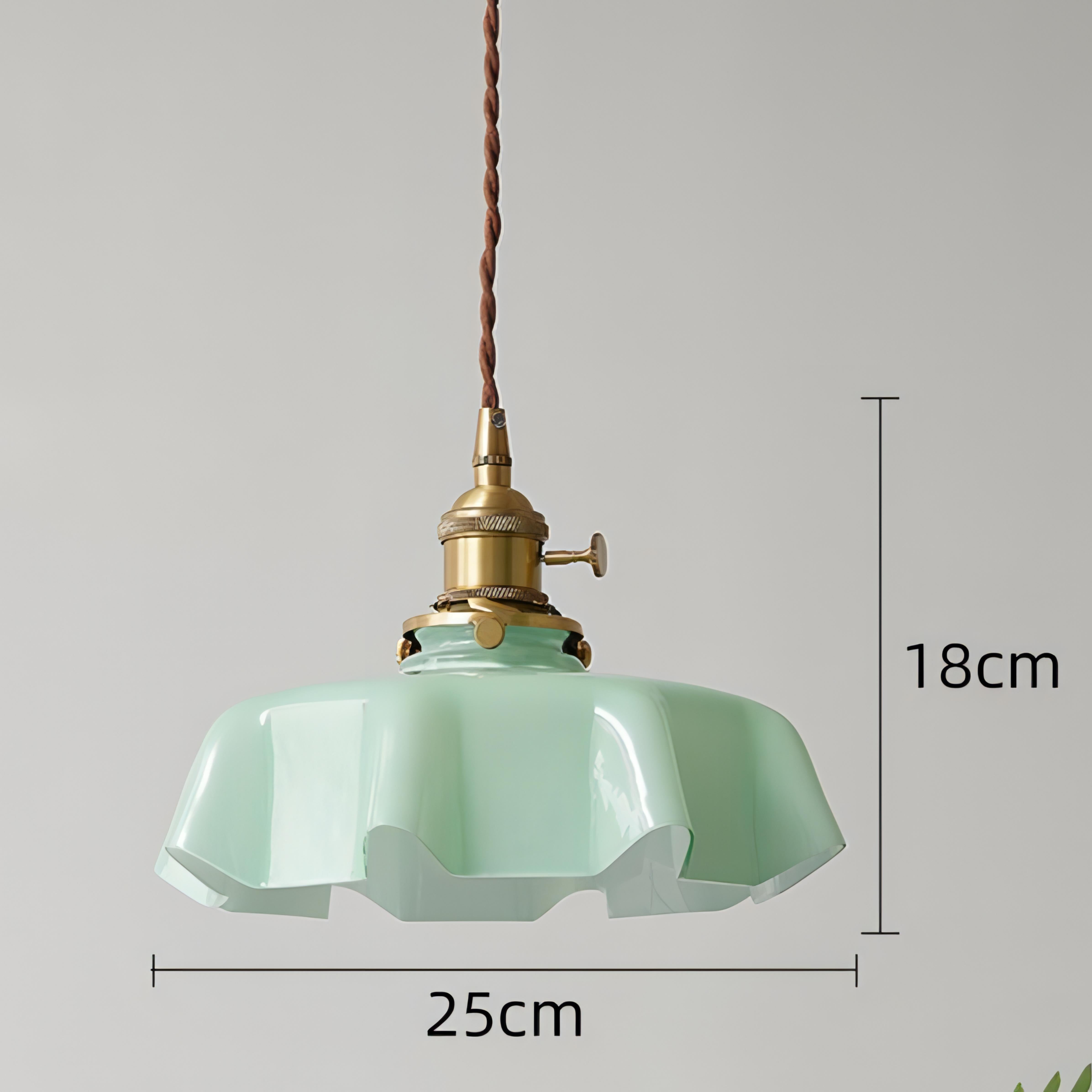 Henrik - Retro French Brass Pendant Hanging Ceiling Light