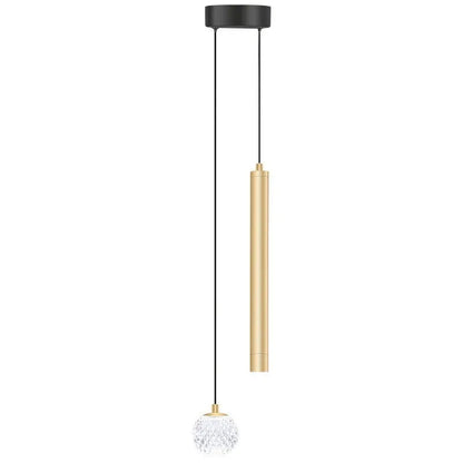 Pendant Glass Gold Ceiling Light