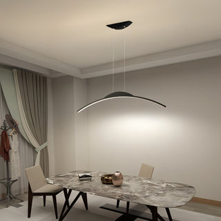 Myra - Modern Thin Curved Bar Ceiling Light Chandelier