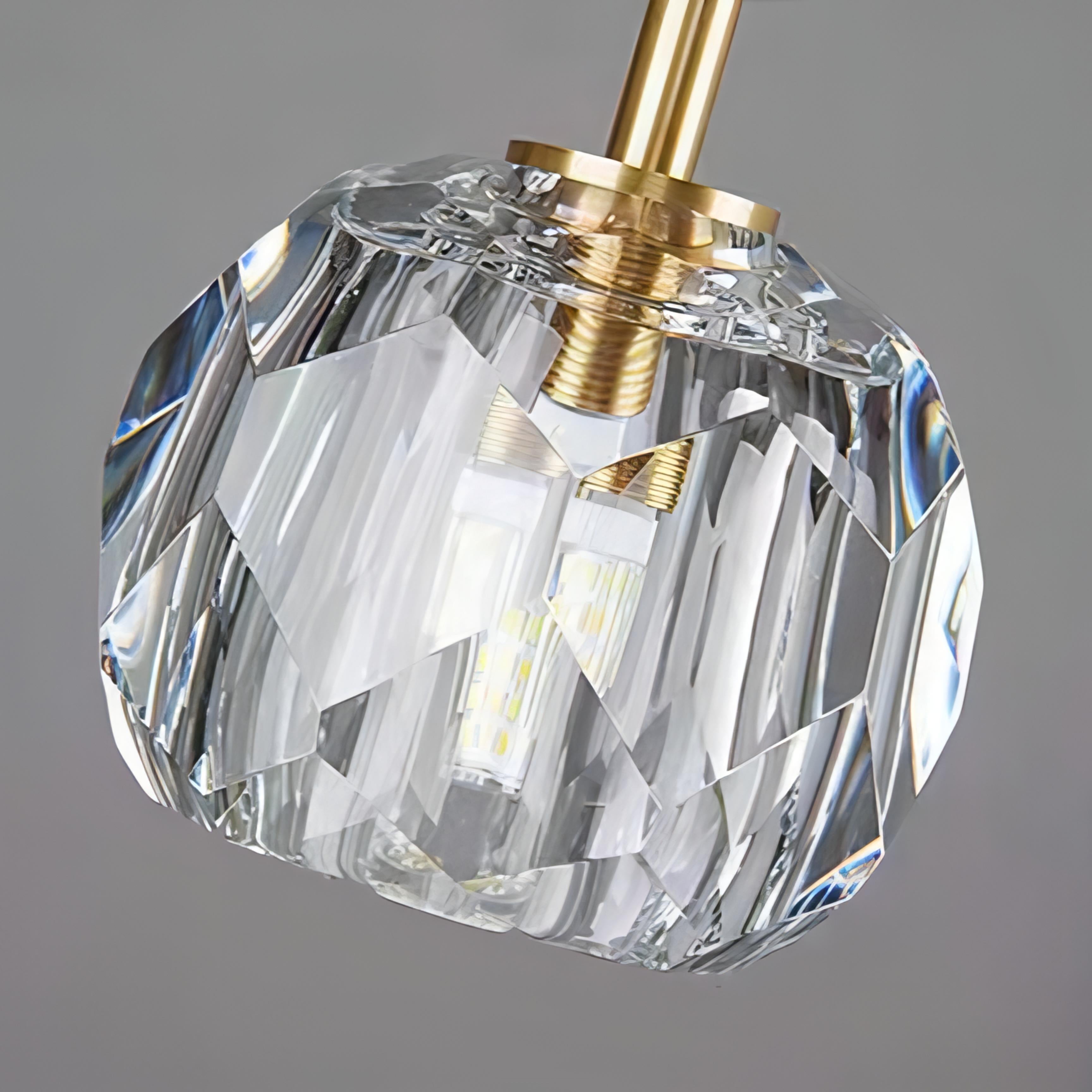 Wesson - Hanging Round Glass Ceiling Pendant Light
