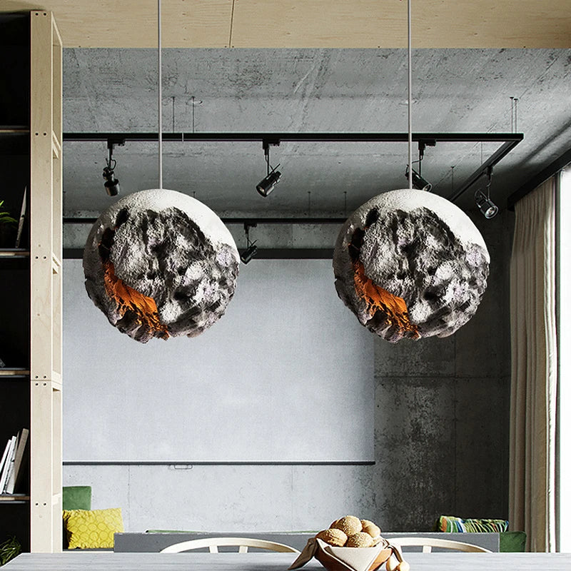 Koch - Round Planet Ceiling Pendant Light