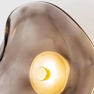 Silvino - Modern Folded Coloured Glass Egg Wall Light