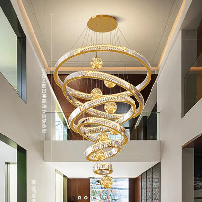 Augusta - Crystal Pendant Hanging Chandelier
