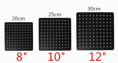 Mcneely - Square Rain Shower Head Set with Handheld Shower