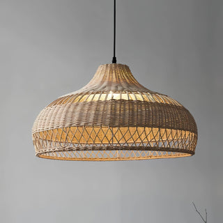 Sandra - Handmade Wicker Rattan Pendant Ceiling Light