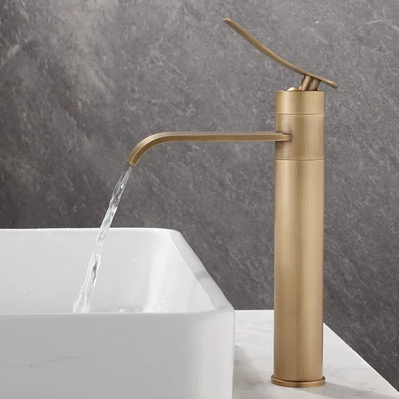 Hammer - Retro Modern Hot & Cold Single Lever Basin Tap