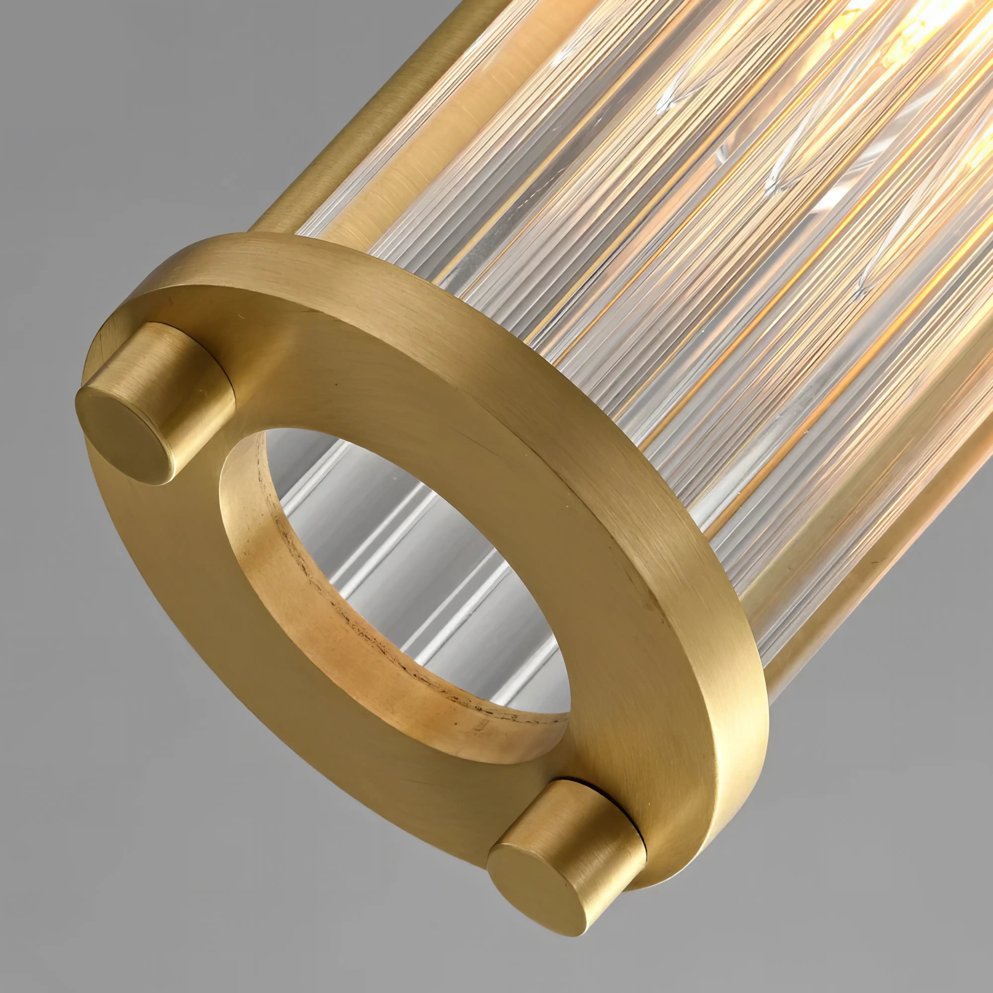 Louise - Modern Caged Glass Pendant Hanging Ceiling Light