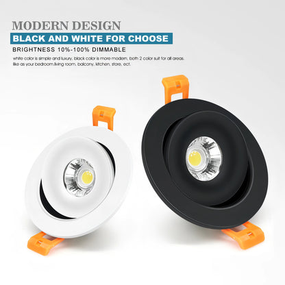 Fulton - Modern Adjustable Recessed Spotlight Ceiling Downlight