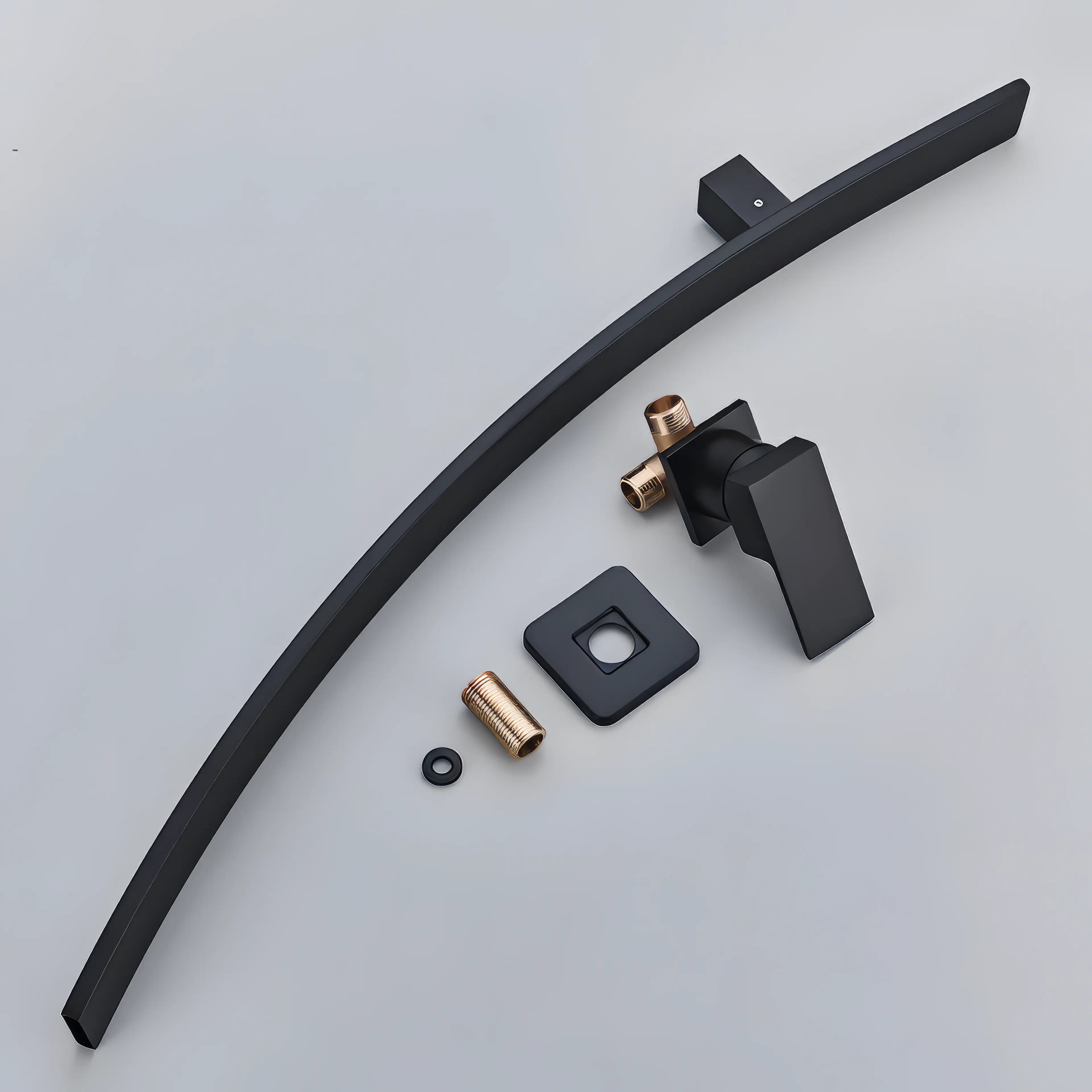 Sadhbh - Modern Wall Mounted Waterfall Bathroom Hot/Cold Mixer Tap