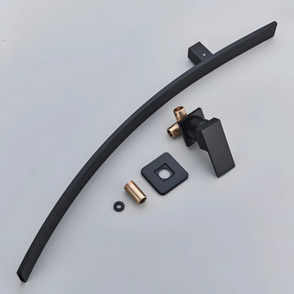 Sadhbh - Modern Wall Mounted Waterfall Bathroom Hot/Cold Mixer Tap