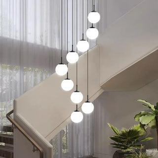 Polly - Modern Round Hanging LED Ball Ceiling Chandelier