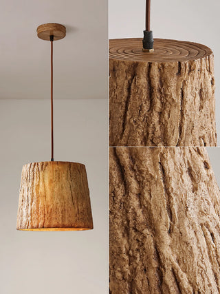 Vanc - Vintage Resin Tree Stump Pendant Ceiling Light