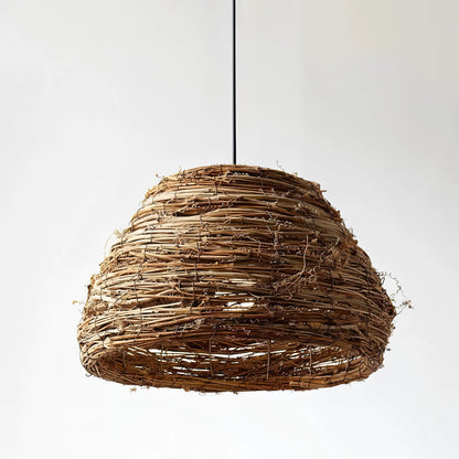 Norwood - Wicker Rattan Round Pendant Ceiling Light