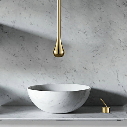 Akpabio - Ceiling Fixed Hanging Modern Basin Mixer Tap Single Lever