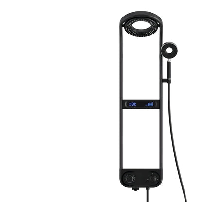 Nava - Round Head Thermostatic Shower Set Mini Handheld Included