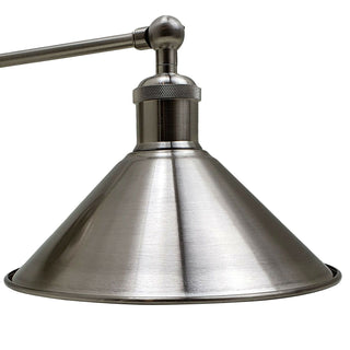 Mejia - Brushed Silver Cone Wall Light