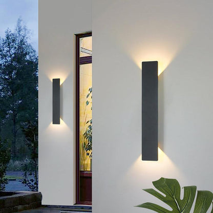 Kashti - Outdoor Waterproof Rectangle Up/Down Wall Light