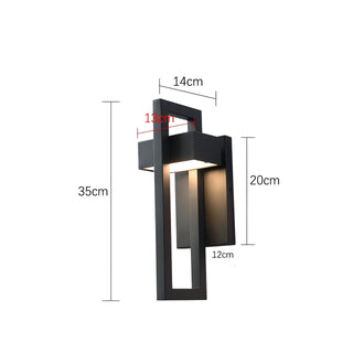 Marshall - Modern Black Outdoor Wall Light