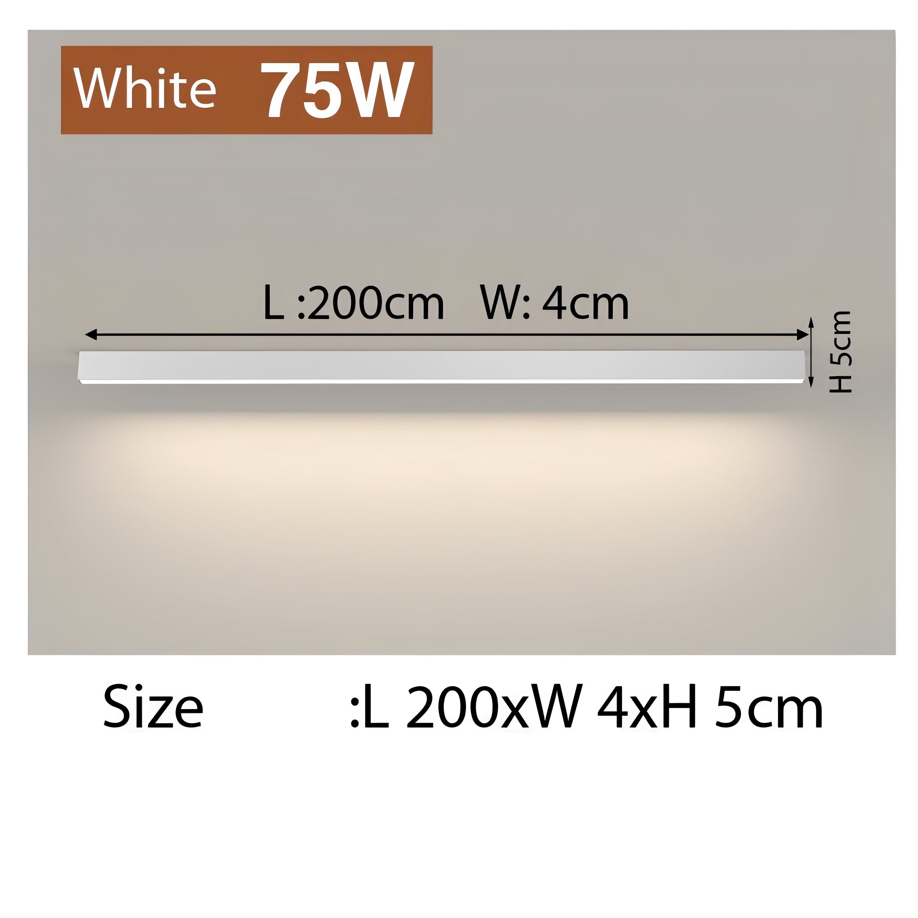 Augustine - Modern Black Thin Indoor Wall/Ceiling Thin Light