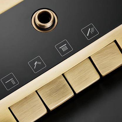 Mahoney - Antique Thermostatic Digital Display Waterfall Shower Set