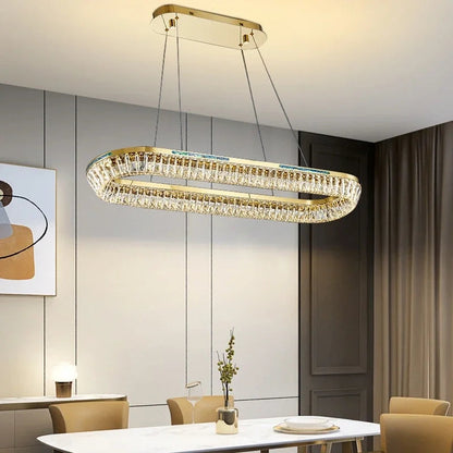 Betty - Crystal LED Ring Pendant Ceiling Chandelier