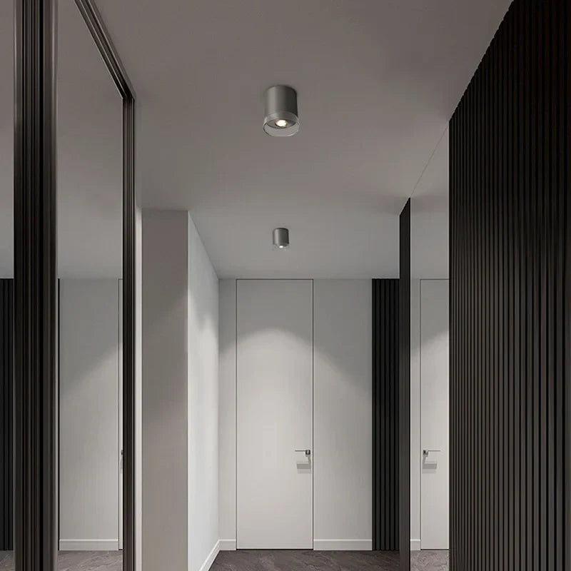 AlidaI - Pearl Nickel Circular LED Downlight Ceiling Light