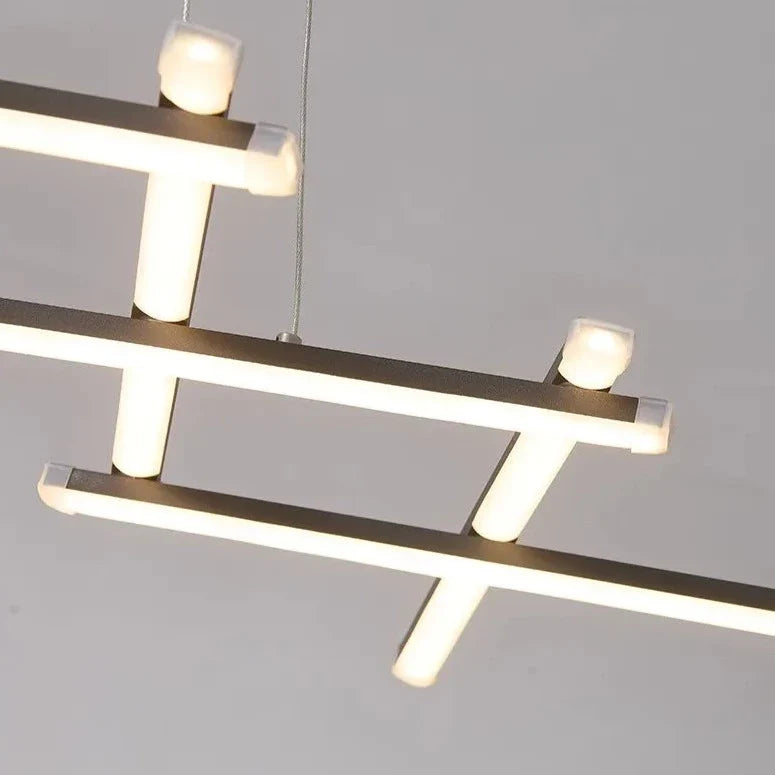 Atropos - Modern Long Cross Hanging Chandelier