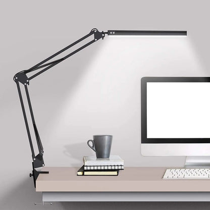 Hathaway - Task LED Adjustable Swing Arm Desk Light with Clamp