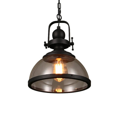 Jaco - Iron Black American Style Pendant Hanging Ceiling Light