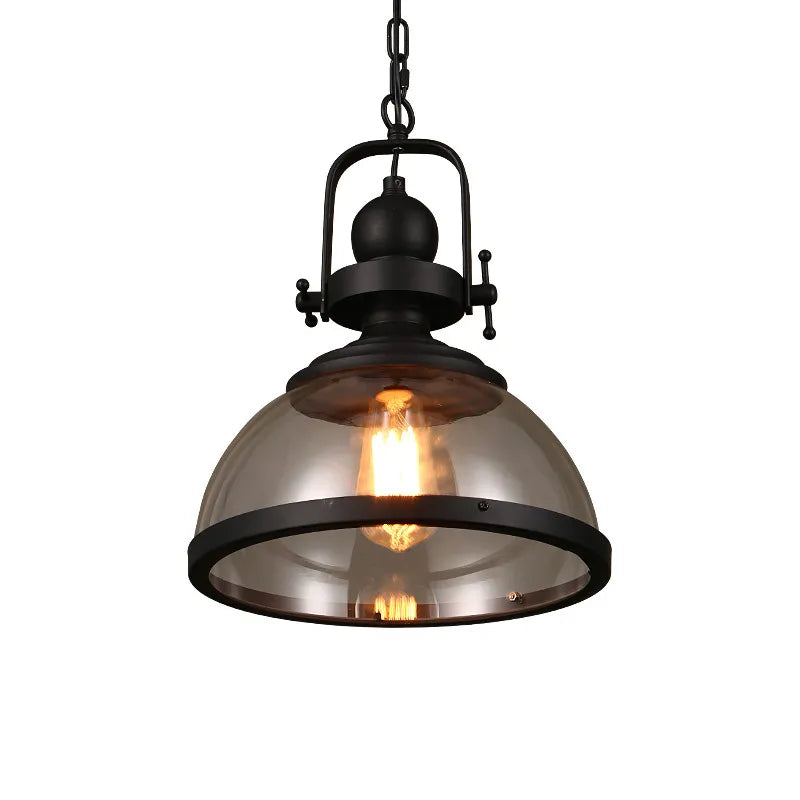 Jaco - Iron Black American Style Pendant Hanging Ceiling Light