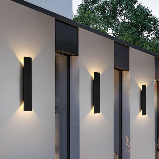 Kashti - Outdoor Waterproof Rectangle Up/Down Wall Light – Abode Jungle