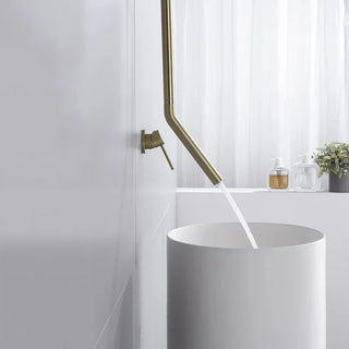 Hutto - Modern Ceiling Mounted Curved Bathroom Tap