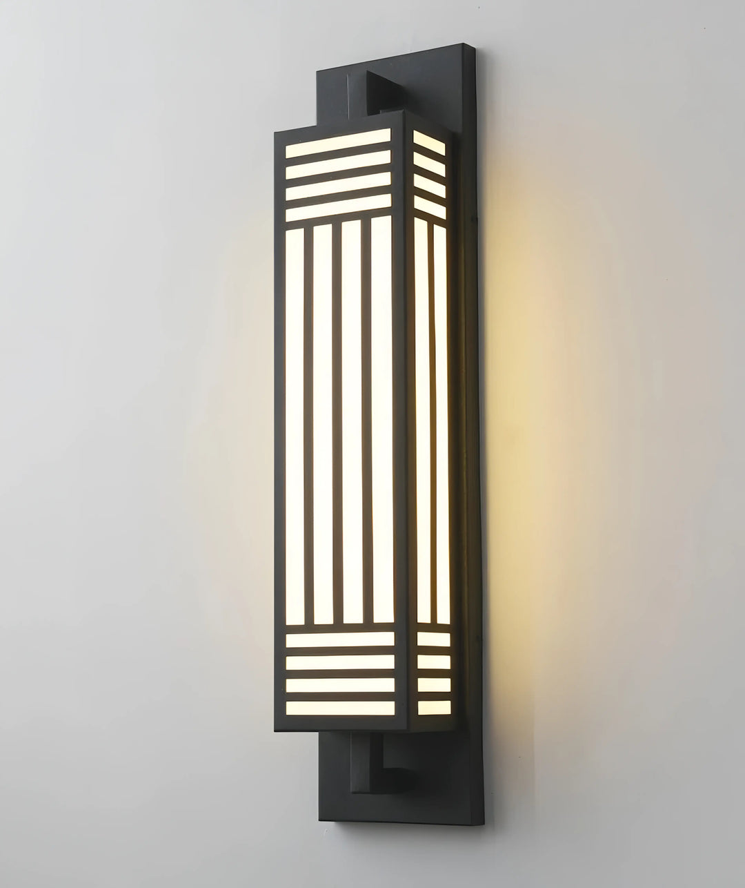 Dubois - Outdoor Black Caged Modern Wall Light