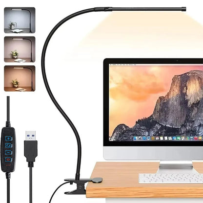 Rhonda - 10W LED with Clamp Dimmable Clip On Desk Light