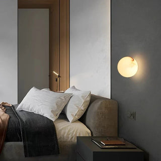 Rosangela - Minimalistic Marble Circular Wall Light