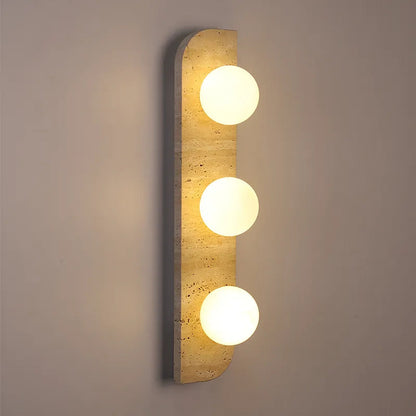 Choi - Retro Natural Stone Wall Light