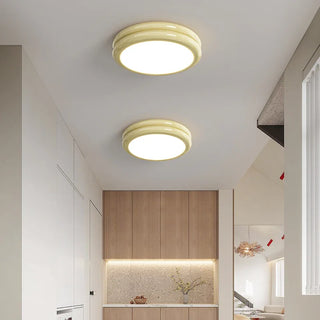 Gwyneth - Modern Retro Circular Double Ring Flush Mount Ceiling Light