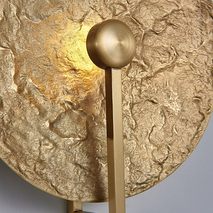 HERENSUGE - Post Modern Gold Round Wall Light