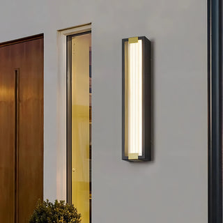 Barrios - Stainless Steel Rectangular Acrylic Outdoor Wall Light
