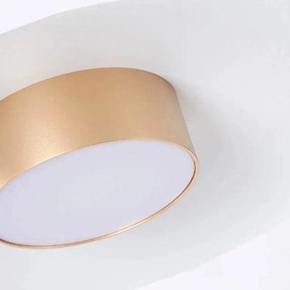 Duane - Modern Hanging Disc Gold Body Ceiling Pendant Light