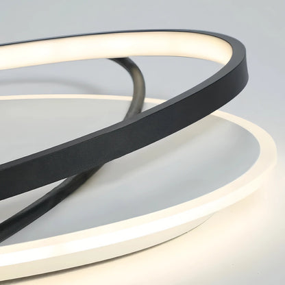 Toledo - Modern Thin Crossed Round Ceiling Light