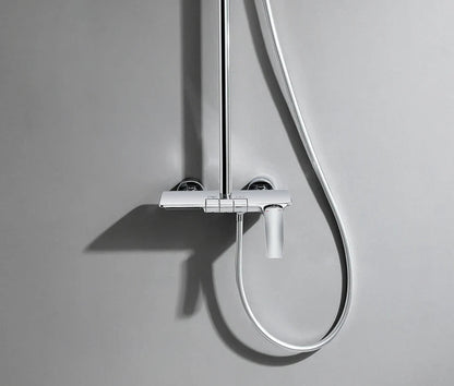 Rebeca - Modern 3-Way Rainfall Shower Set with Hand Shower