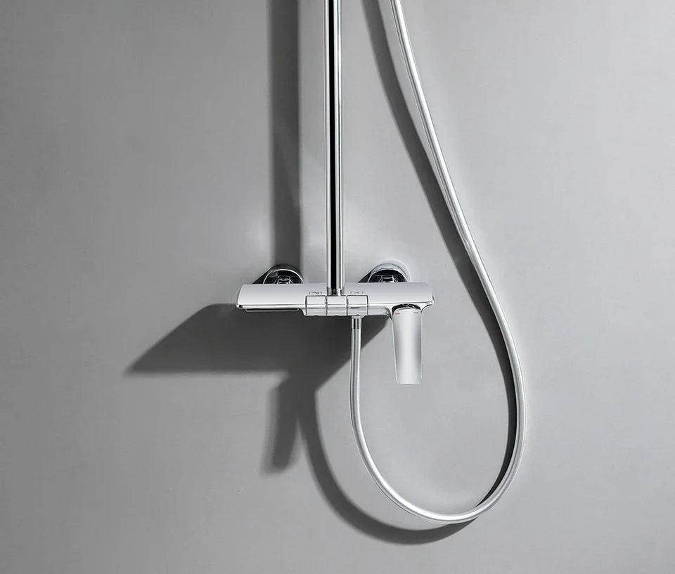 Rebeca - Modern 3-Way Rainfall Shower Set with Hand Shower