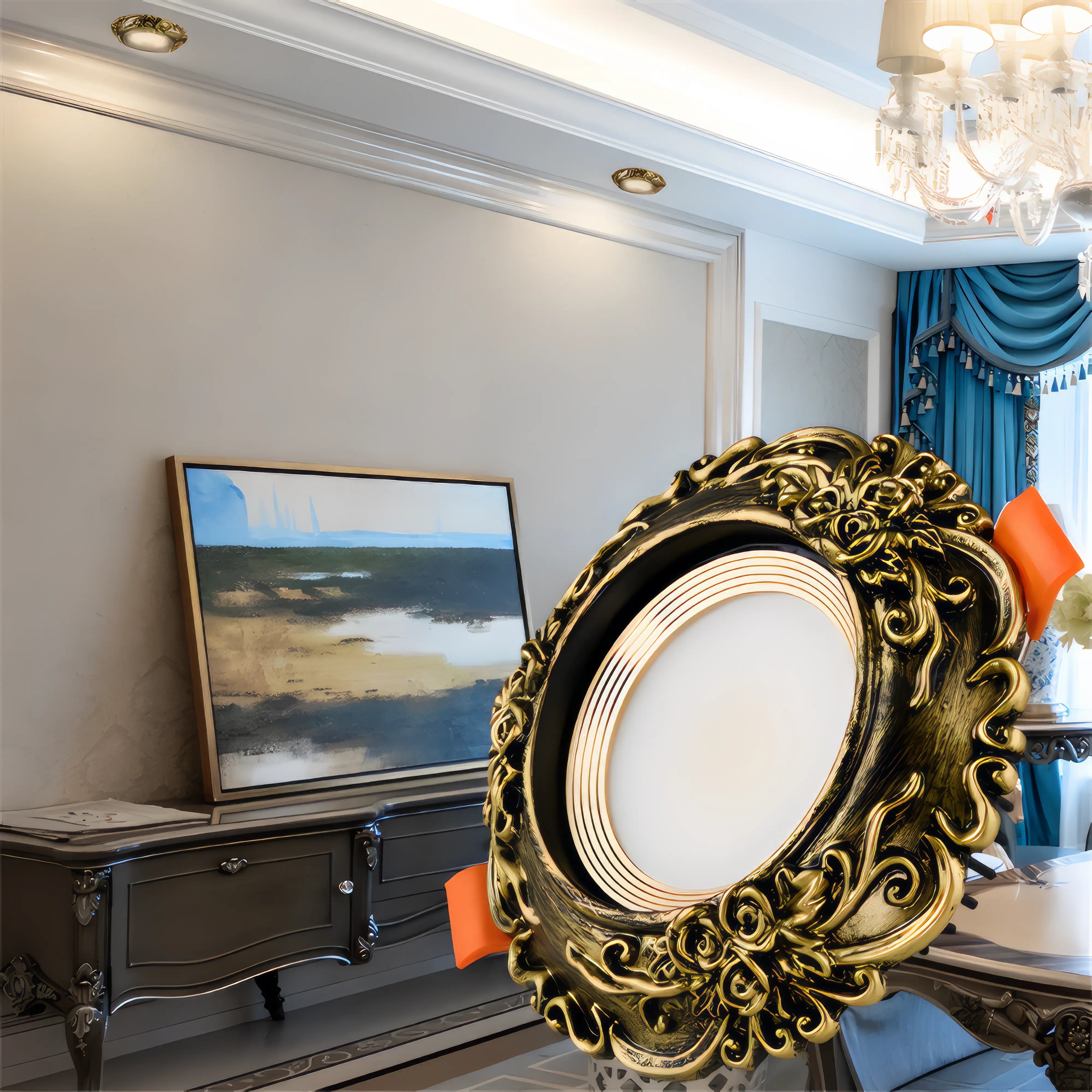 Callidora - Retro Gold Patterned European LED Ceiling Downlight