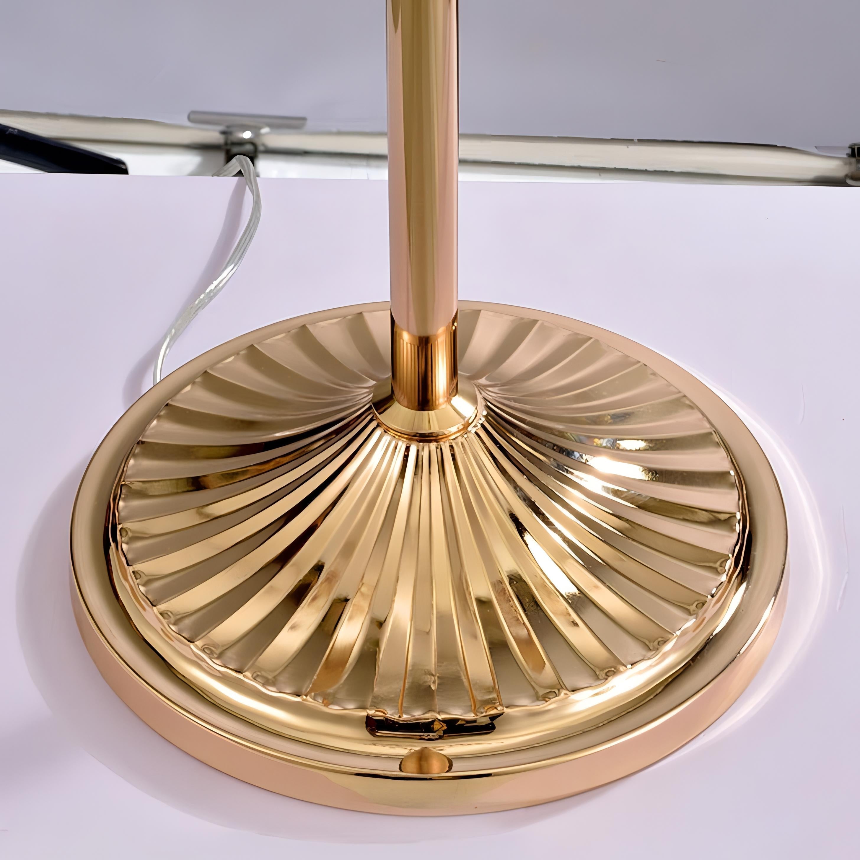 Idris - Colourful Glass Petal Flower Floor & Table Light