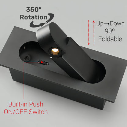 Whitt - Adjustable Folding Modern LED Wall Light