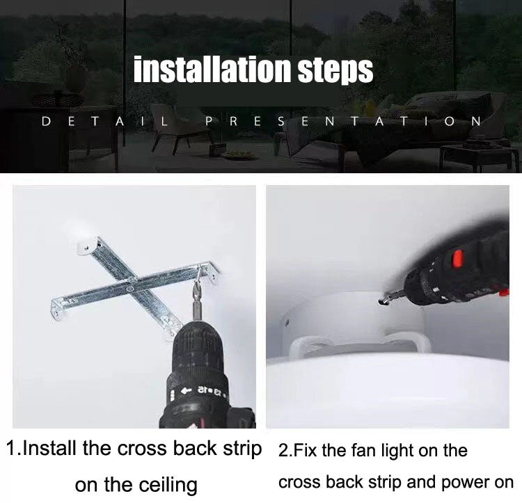 Naira - 50cm Ceiling Fan with LED Light Remote/APP Controlled