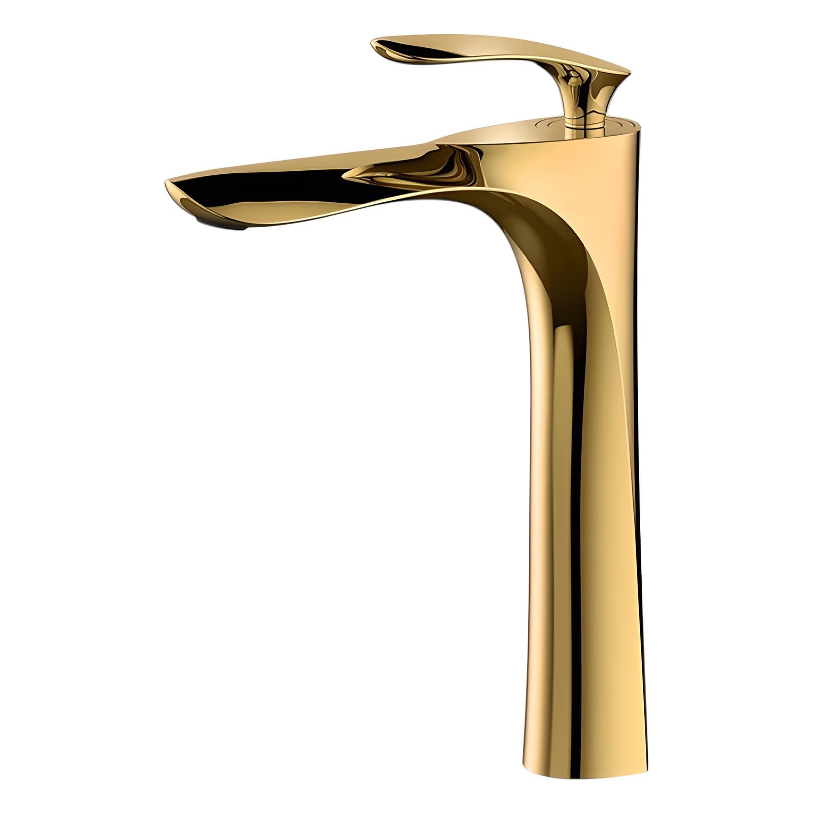 Wylie - Modern Brass Single Lever Deck Mounted Basin Mixer Tap
